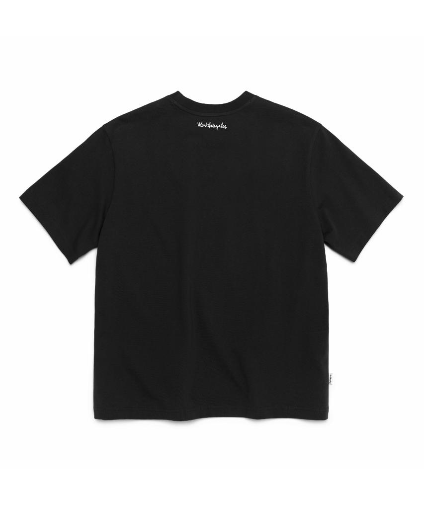 Mark Gonzales Angel Wappen Short Sleeve T-Shirt - Angel Black