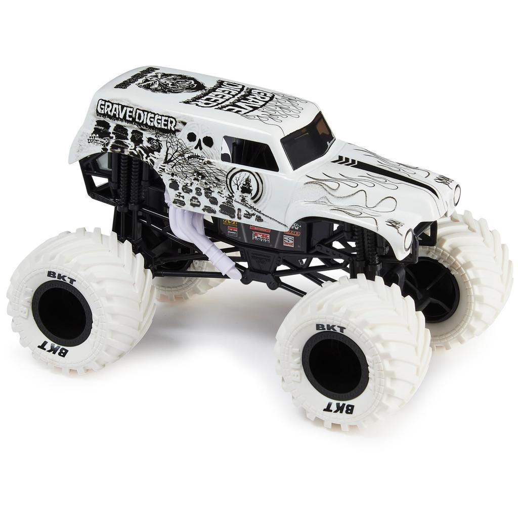 Monster Jam, Official Grave Digger Monster Truck, Collectible Diecast Vehicle, 1:24 Scale