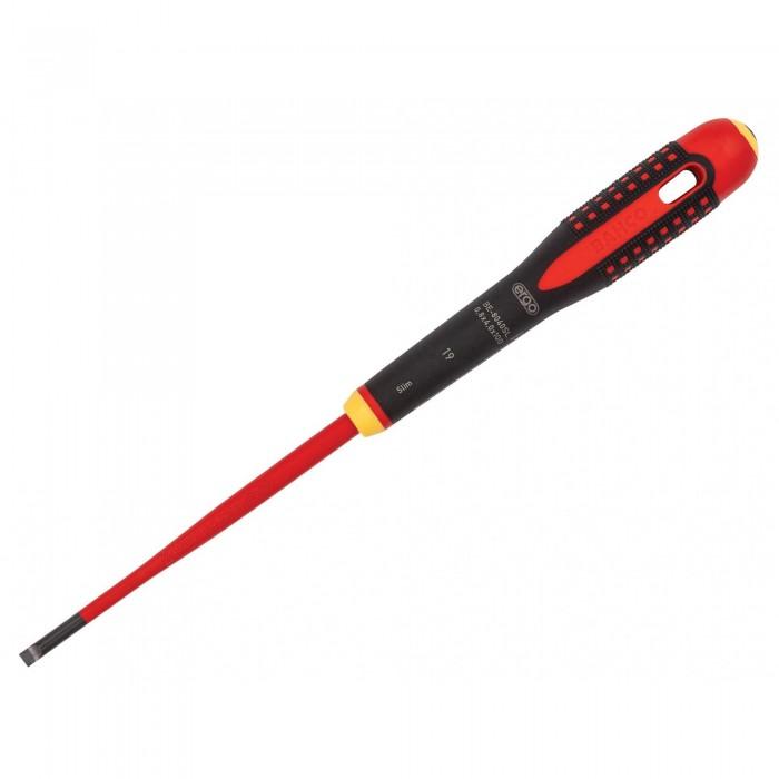 Bahco Ergo Slim Vde Insulated Screwdriver, Slotted
