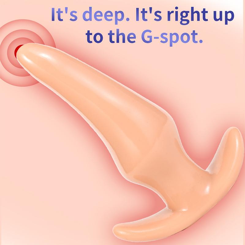 Prostatamassage Penis Fake Insert G-Punkt Unisex Spielzeug für Mann Frau Silikon Anal Buttplug Tragbarer Stimulationsball Dildo 18+