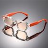 High-end retro square full-frame decorative lenses, classic, durable and versatile for both men and women