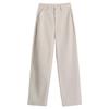 Women's Summer 2025 Cotton Slim-Fit High-Waisted Wide-Leg Cropped Pants