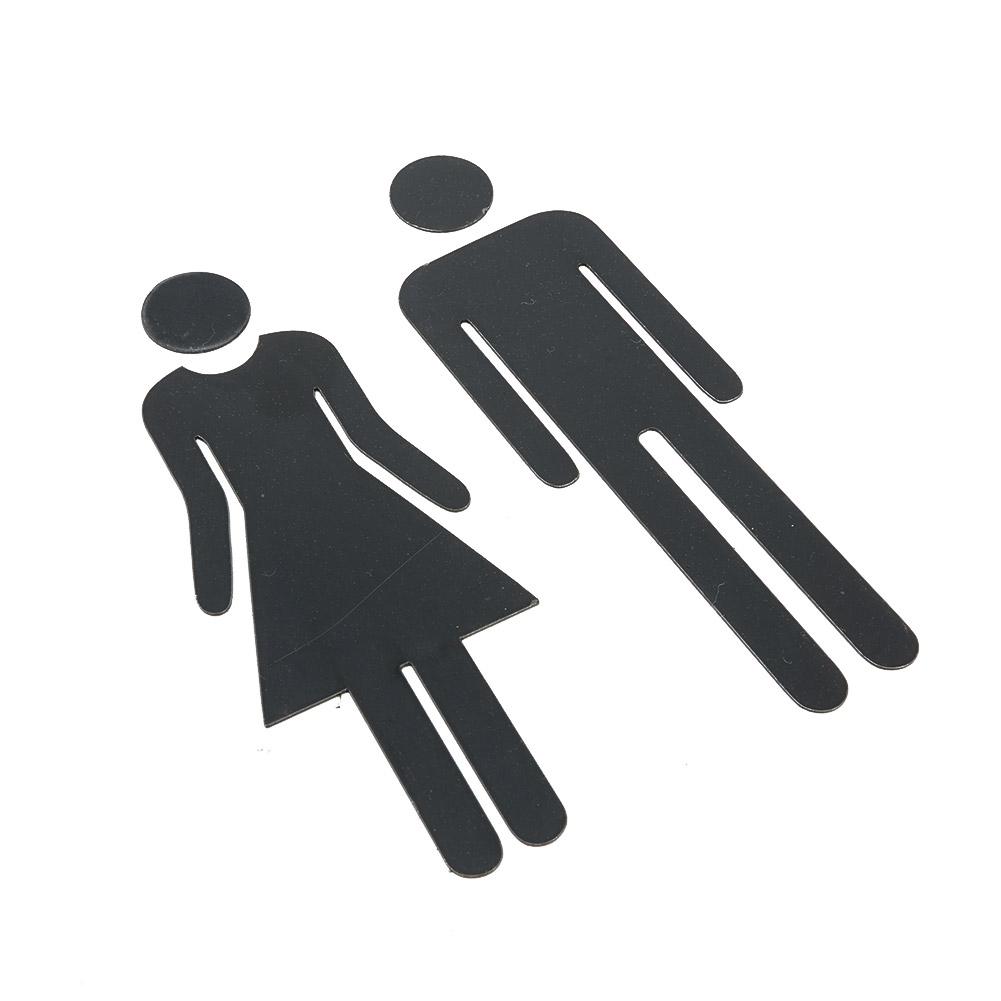 MUŽI & ŽENY Samolepky na WC Značka Koupelna Toaleta Nástěnná Indikační Tabulka Domov