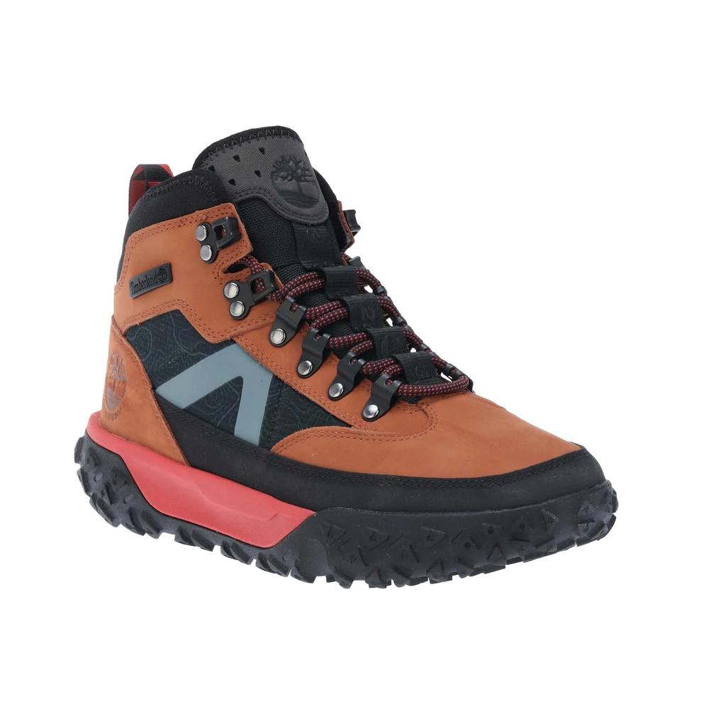 Timberland Herren Wasserdichte Leder Mid Cut Schnür-Wanderschuhe