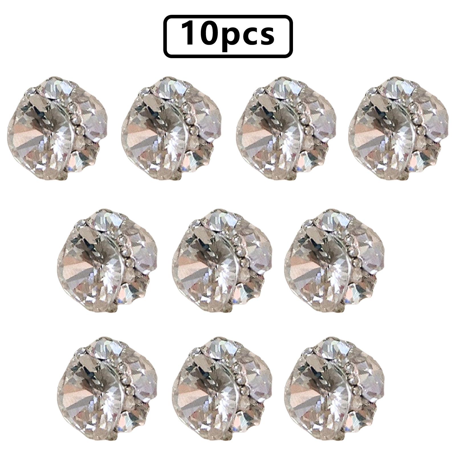 

10 шт. Сверкающие стразы для ногтей, нейл-арт для DIY украшения ногтей, восковой карандаш для макияжа и фейс-арта One Size