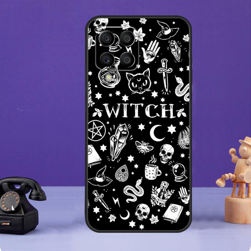 Witch Aesthetic Art Case For Samsung Galaxy M31 M51 M21 M30s M20 M14 M34 M54 M12 M32 M52 M13 M23 M33 M53 M55