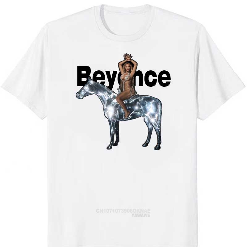 Pop Singer Beyonce Renaissance TShirts New Album Tee for Fans Unisex Short Sleeve Fashion Tops Casual Streetwear Camisetas