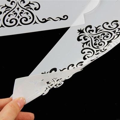 Lace Flower Cake Fondant Cookie Side Baking Stencil Wedding Decorating DIY Tools X3UC
