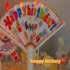 Fan-shaped Birthday Cake Surprise Candles - Funny Party Decoration for Kids