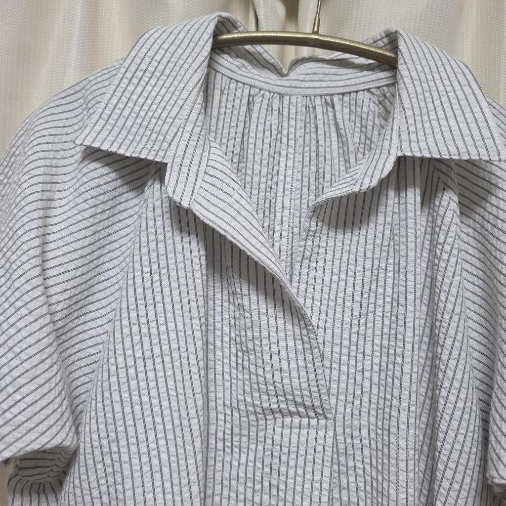 Used New Vin Soccer Stripe Skipper Dress Off White