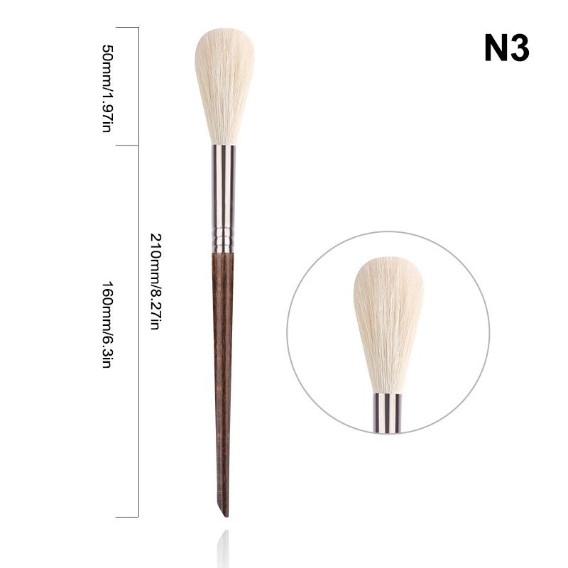 1Pcs Animal Hair Makeup Brush Complete Set Lip Brushes Eyeshadow Brush Soft Makeup Brush Beauty Tools Smudge Brush Single