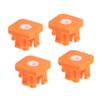 4PCS High Hardness Filament Inlet Protector Ceramic Feed Protector for Kobra 3/S1C For Filament Feed