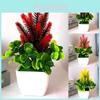 Exquisite Bonsai Simulation Artificial Plants Flowers In Pots For Home Office Decor