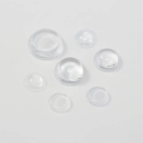 3M Removable Cushion Rubber, 7.9 X 2.2 Mm, Round, 60 Pieces, CR-201
