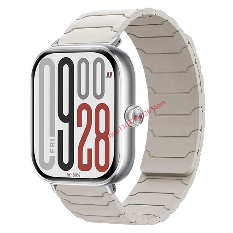 

Магнитный спортивный ремешок для Redmi Watch 5 4, силиконовый сменный ремешок для Xiaomi Mi Band 9 Pro/Mi Band 8 Pro, аксессуары для браслета For Mi Band 9 8 Pro