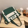Schoolbag Japanese simple and fashionable backpack 1011 summer new middle school schoolbag college student college style alphabet backpack