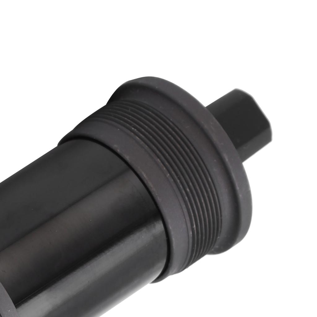 Mountain Bike Sealed Bottom Bracket 68mm Steel Axis with Screw for Square Hole Crank110.5mm/4.35in