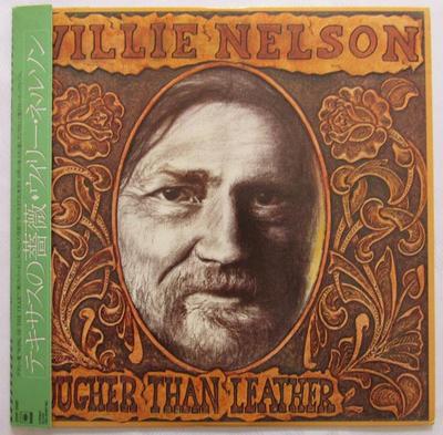 LP Record WILLIE NELSON  Tougher Than Leather 25AP2580PROMO CBS SONY 1983 Japan CountryFolk Used