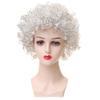 Short Curly Grandmother Wig For Halloween Costume With Versatile Styling Options