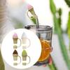 Silicone Straw Covers 4 Pieces Cone Straw Covers Cute Tumbler Toppers Dustproof Water Bottle Accessories For Party Favors