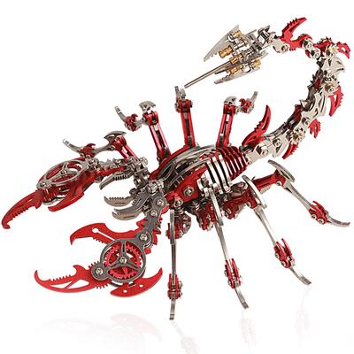 QUXOZHLU 3D 3D Puzzle Miniaturní DIY Štír 3D Puzzle pro Ruční Vzdělávací 3D Skládací Řemeslo k Narozeninám 3D Kovový Modelová Sada Puzzle, Sada, Model,