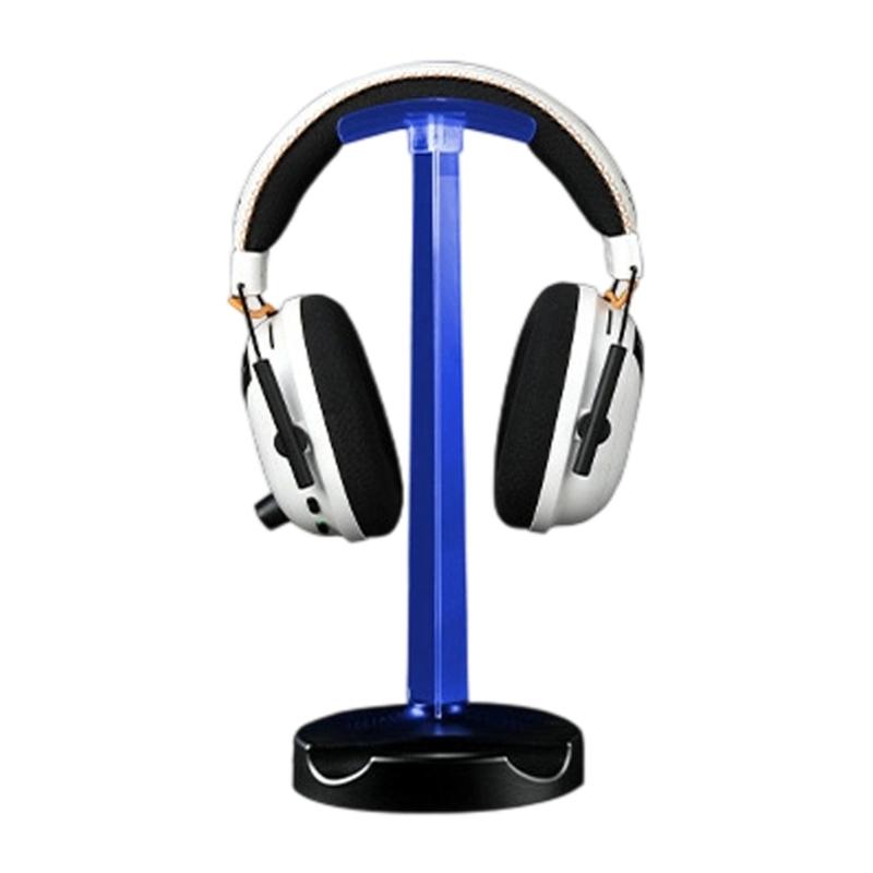 Multifunction Headset Display Stand Earphone Holder Dock with LED Light For Home Office Gaming Setup
