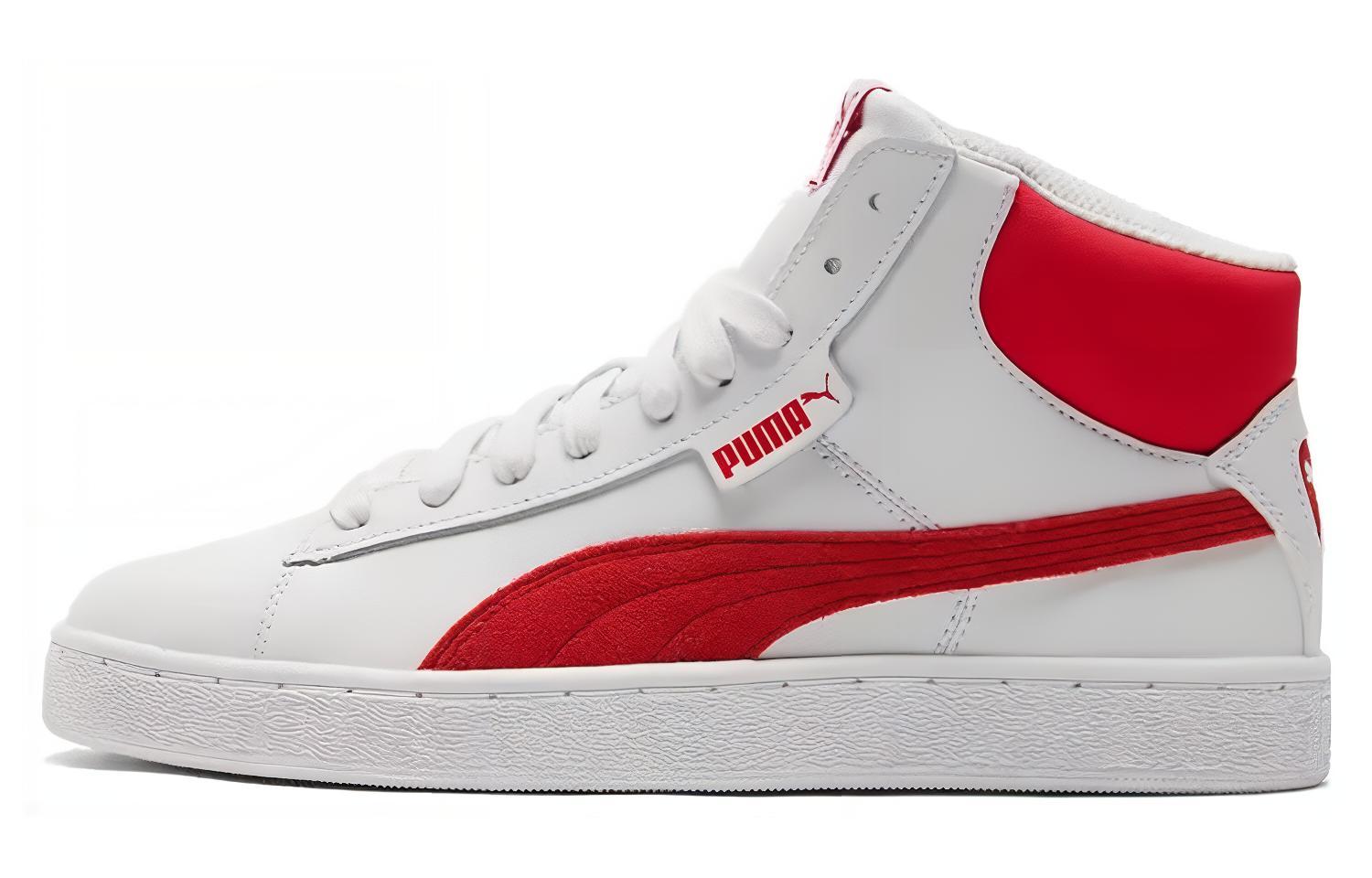 PUMA 1948 Спортивные Водонепроницаемые и Износостойкие Высокие Скейтбордические Ботинки Унисекс Ярко-Красные 359169-11 38