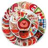 50 Pcs Creative Tomato & Cherry Fruit Stickers for Journals, Tea Cups, Phones