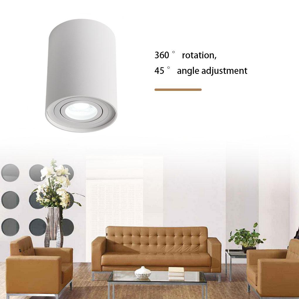 LED Ceiling Lamp Angle Adjustable Light for Living Room Background Porch Hallway Warm White Light
