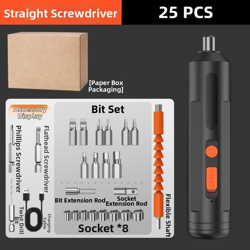 USB Rechargeable Electric  Screwdriver Kit Electric Repairing Tool Set  for PC,Phone,Laptop
