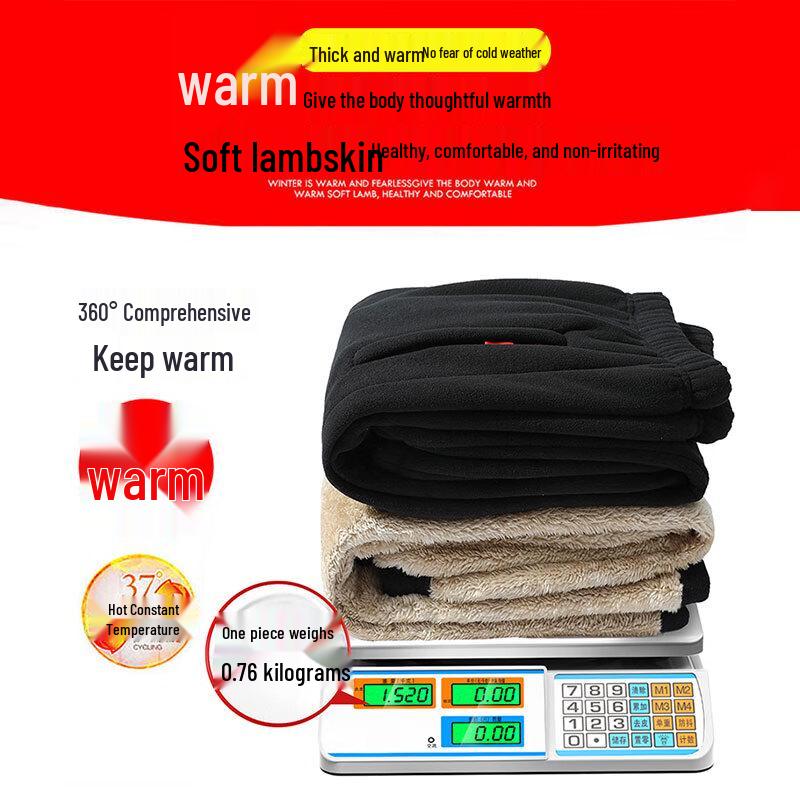 Men's Winter Fleece Lined Casual Pants