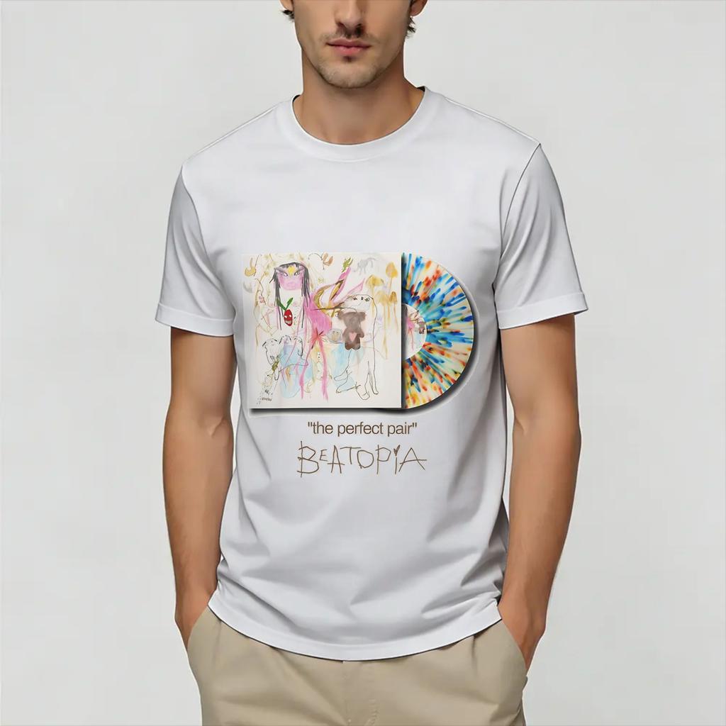 Beabadoobees Vintage TShirt Summer Cotton T Shirts For Unisex Fashion Casual Tee Shirt Short Sleeve Aesthetic Clothes