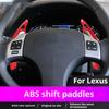 2pcs Carbon Fiber Car Steering Wheel Shift Paddle Extension Shifters For Lexus IS 2006-2011auto Accessories