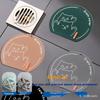 Silicone Bathroom Sewer Floor Drain Cover Deodorant Mat Thickened Kitchen Toilet Insect-Proof Drainage Floor Pad for Home