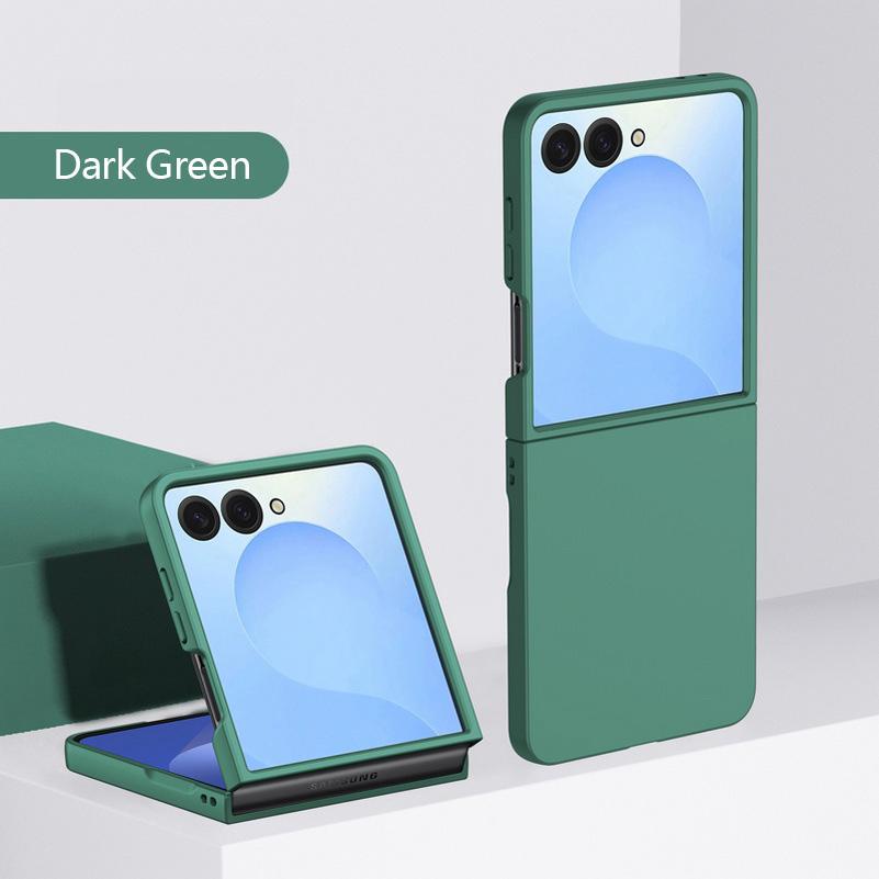 Fashion Pure Candy Color Skin-friendly Ultra Slim Hard PC Case For Samsung Z Flip 8 7 FE 6 5 4 Flip 8 Shockproof Protector Cover