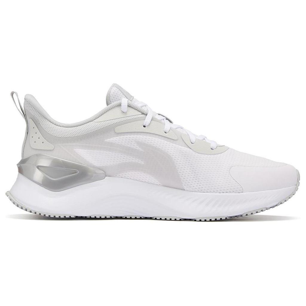 Li Ning YueYing 3.0 Cushioning Abrasion Resistant Breathable Low top Sprint Running Shoes Men's White Gray ARHU023-4