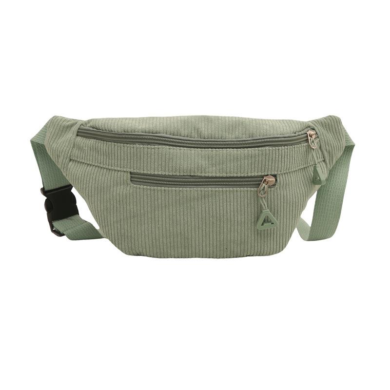 Lightweight Waist Bag New Style Velvet Casual Ladies Multi Purpose Crossbody Bag Versatile Fashion Simple Breast Bag Cycling Bag