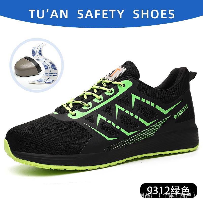 Breathable Steel Toe Lightweight Safety Shoes - Anti-Smash, Anti-Puncture, Wear-Resistant Work Shoes