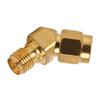 45 Degree Angle SMA Connector Gold Stable Connection Male to Female Connector Antenna Adapter Connector Coaxial Cables