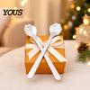 Cat Paw Utensil 1/2/3Pcs Stainless Steel Teaspoon, Design Mixing Spoon, Easy to Shaped Coffee Stirrer Clean Tableware for Sugar Ice Cream