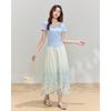 IEF 2026 Summer Korean Floral Skirt Set