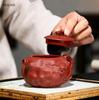Yixing Tea Pot Purple Clay Dragon Pattern Teapots Beauty Kettle Raw Ore Dahongpao Handmade Boutique Tea Set Authentic 240ml