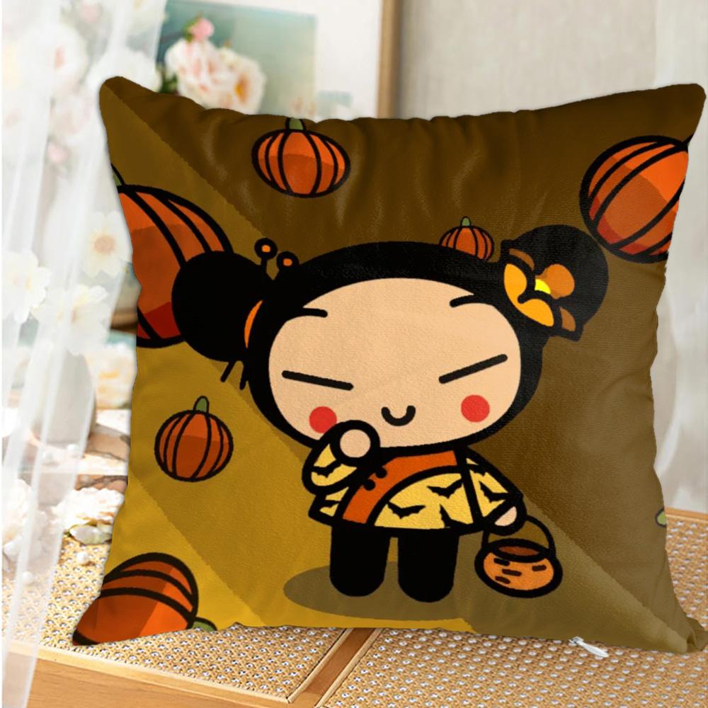 Kawaii P-Puccas Pillowcase Cushion Cover 45X45 Ornamental Pillows Christmas Decoration Personalized Gift Nordic Home