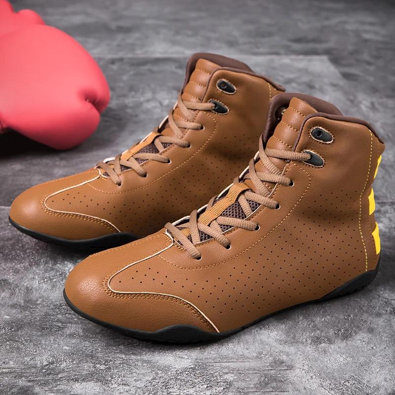 New Boxing Shoes Men Women Big Size 36-46 Luxury Boxing Sneakers Wrestling Footwears Quality Wrestling Shoes