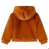 Hoodie - vidaXL - Faux Fur - Cognac Color - Unisex - Long Sleeves