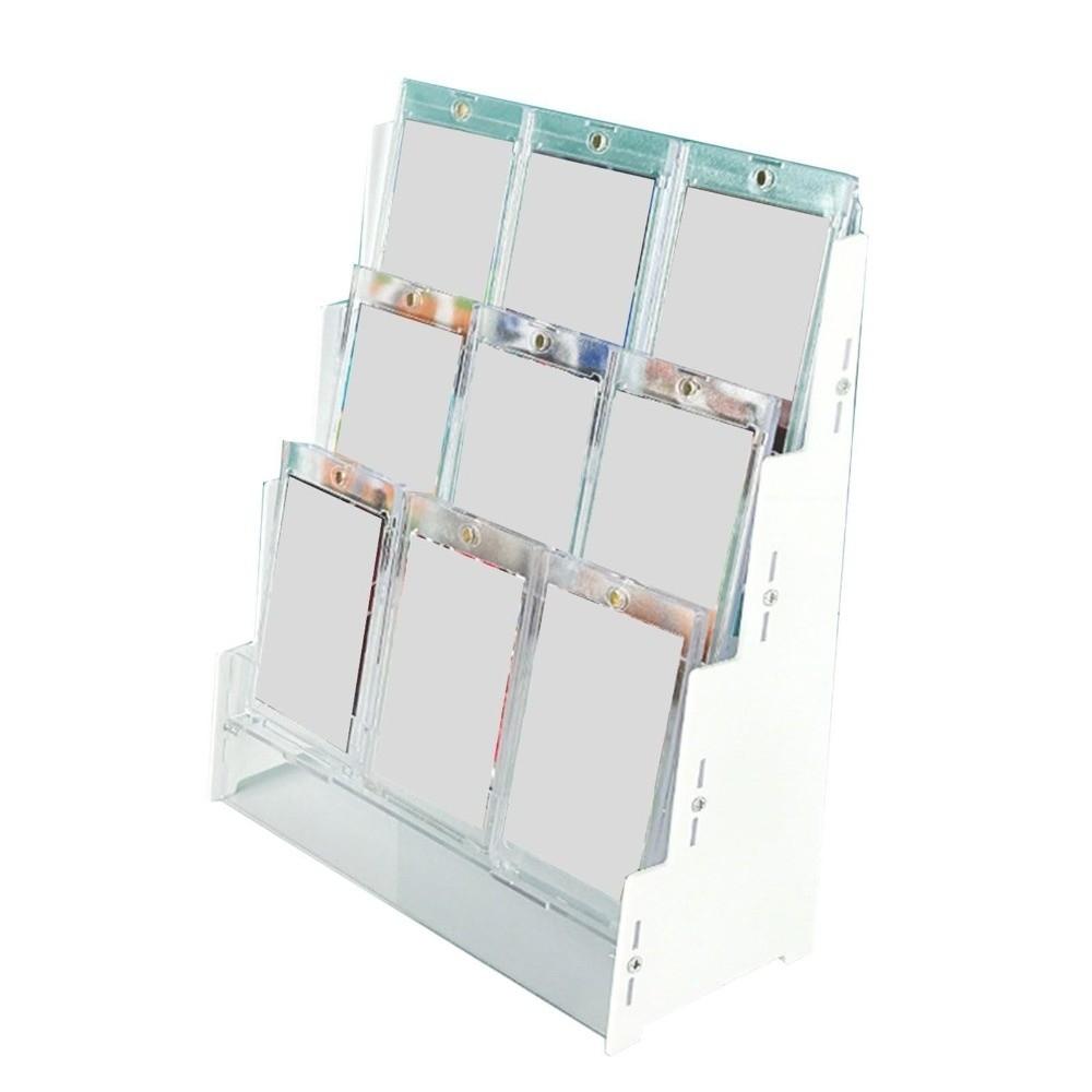 3 Layers Baseball Card Storage Rack Removable Acrylic Sports Card Organizing Box Clear Display Compact Card Display Stand