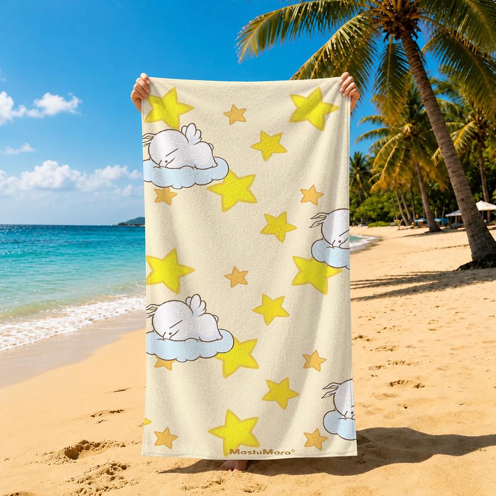 Character Mashimaro Towel Towel Soft Pool Gift For Travel Gym Shower Cool Camping Quick Dry Sports  Large Beach Towel