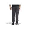adidas Knit Jogger Pants With Letter Print Men Bottoms Black Grey HZ7054