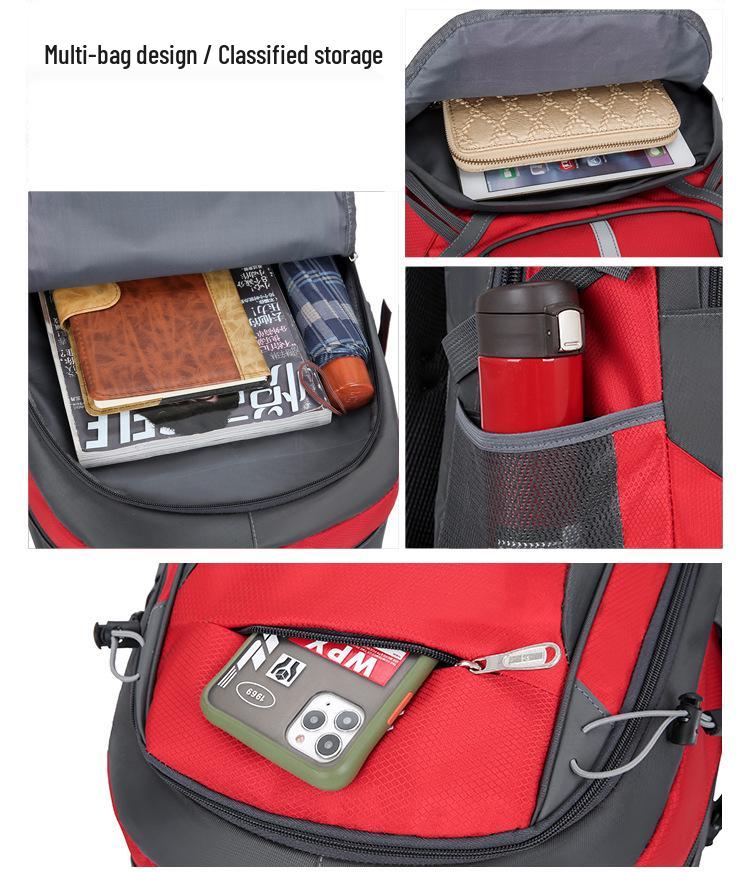 Men's Large Capacity Outdoor Backpack for Travel and Leisure