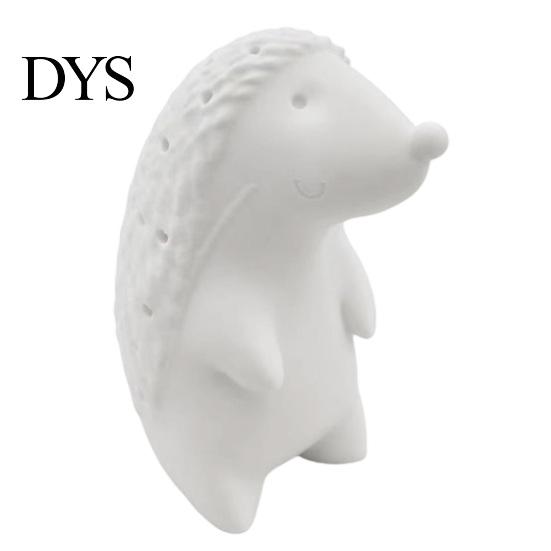 Unique Desk Organizer Hedgehog Toothpick Holder, 3D Printed Animal Stand, Cute Refillable Small Desktop Storage Box Dispenser for Home Office